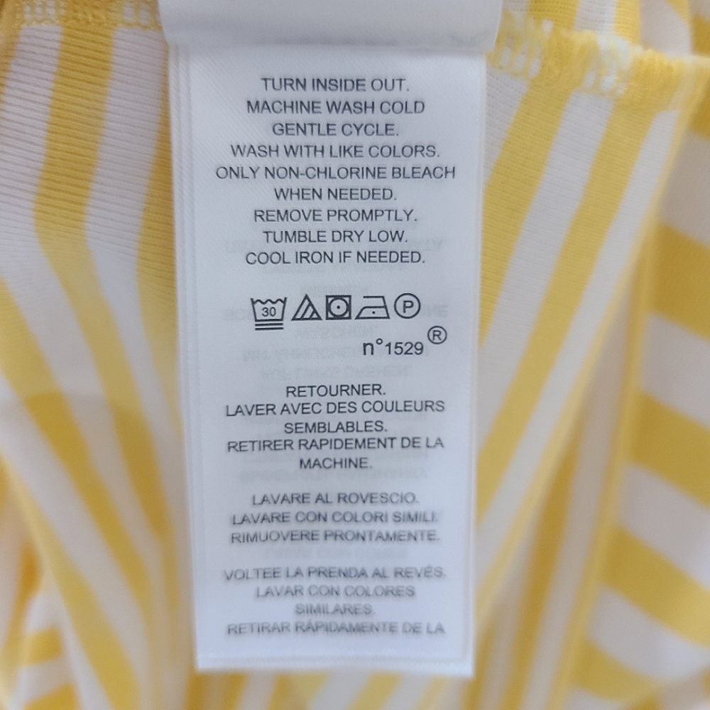 Lauren Ralph Lauren Riviera Stripe Snap-Trim Long Sleeve Slim Cotton Shirt XL - Picture 9 of 13